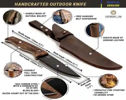 Bushcraft Kniv BSH3 - Nightfall | Arctic-Fritid.as