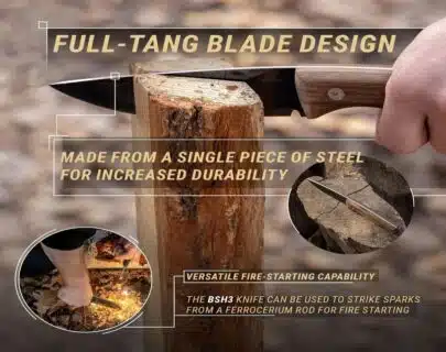 Bushcraft Kniv BSH3 - Nightfall | Arctic-Fritid.as
