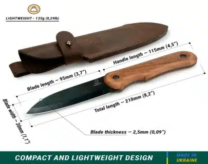 Bushcraft Kniv BSH5 - Shadow | Arctic-Fritid.as