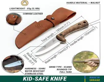 BeaverCraft Speiderkniv BSHkid | Arctic-Fritid.as