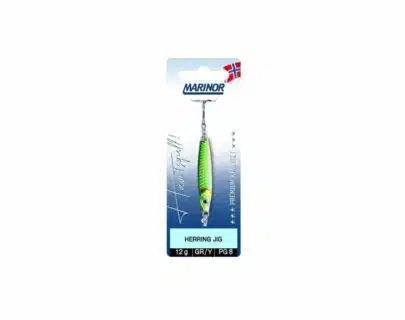 Herring Jig gul og grønn - 12g | Arctic-Fritid.as