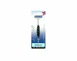 Herring Jig sort med gule prikker - 12g | Arctic-Fritid.as