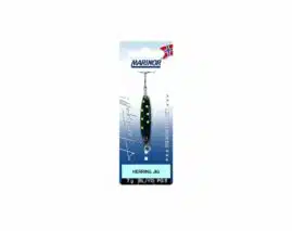 Herring Jig sort med gule prikker - 7g | Arctic-Fritid.as