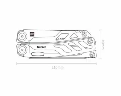 NexTool Flagship Pro Multiverktøy | Arctic-Fritid.as