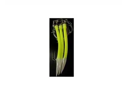 Kroksett med 3 gule gummimakk | Arctic-Fritid.as Kroksett med 3 gule gummimakk | Arctic-Fritid.as