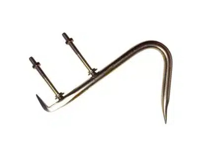 Kleppekrok rustfri m/feste | Arctic-Fritid.as