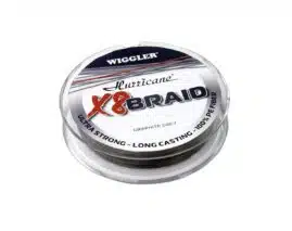 Hurricane X8 Braid Grey Sene - 270m | Arctic-Fritid.as