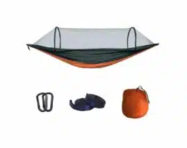 Hengekøye med Myggnetting - Orange | Arctic-Fritid.as